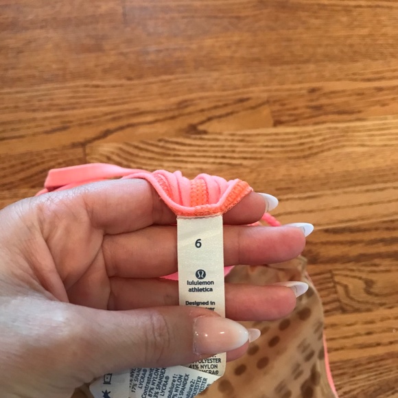 Lululemon spandex coral halter top - Picture 3 of 3